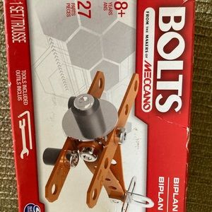 New box is damaged bolts plane